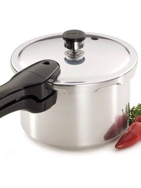 Stainless Steel Presto Pressure Cooker - 4 quarts